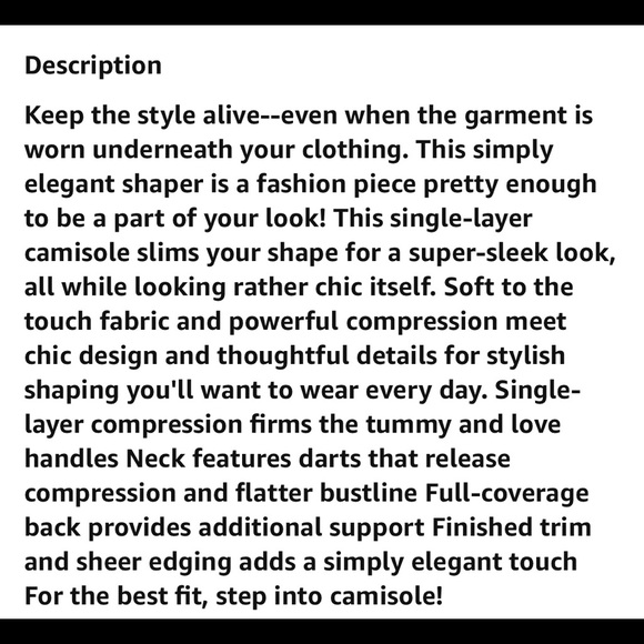 SPANX Scoop neck Slimming Camisole - Picture 6 of 8